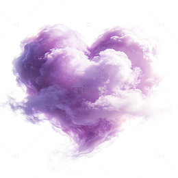 心形云彩梦幻浪漫
