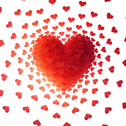 心形图案浪漫设计素材