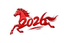 马年主题，马年大吉，新春，2026