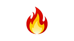 简洁火焰图标设计图片