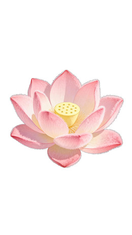 粉色莲花绽放图片