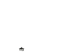 白色背景上的黑色亭子剪影