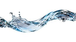 水波流动瞬间图片