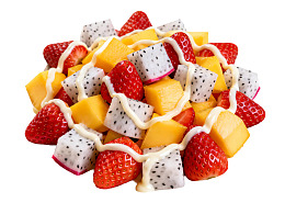 色彩鲜艳的水果沙拉图片