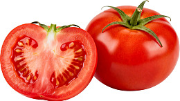 新鲜红番茄切面展示图片