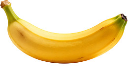 一根成熟的黄色香蕉图片