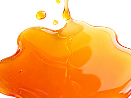 金黄色液体飞溅特写图片