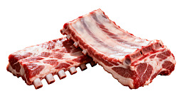 新鲜生肋排肉图片