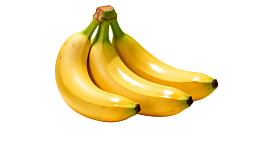 三根黄色香蕉并排图片