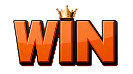 橙色立体字配金色皇冠