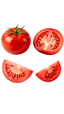 新鲜番茄切片展示图片