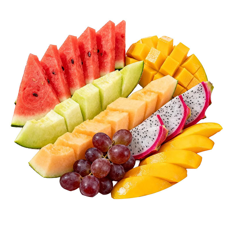 色彩鲜艳的水果拼盘图片