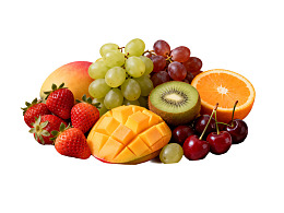 多种新鲜水果拼盘图片