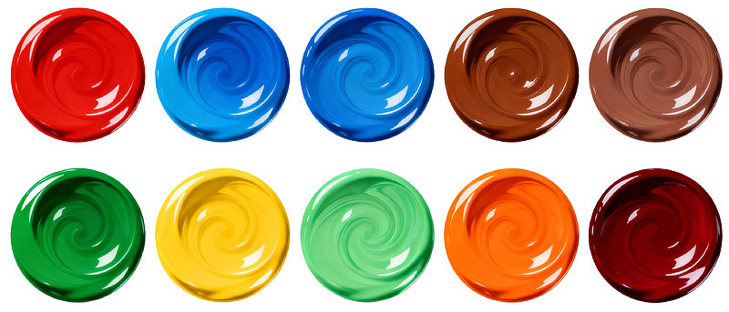 十种色彩漩涡图案展示