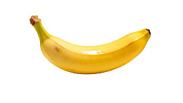 一根成熟的黄色香蕉图片