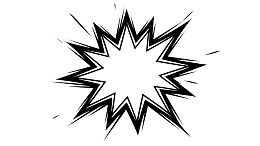 黑白爆炸星形图案图片