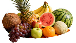 多种新鲜水果组合展示