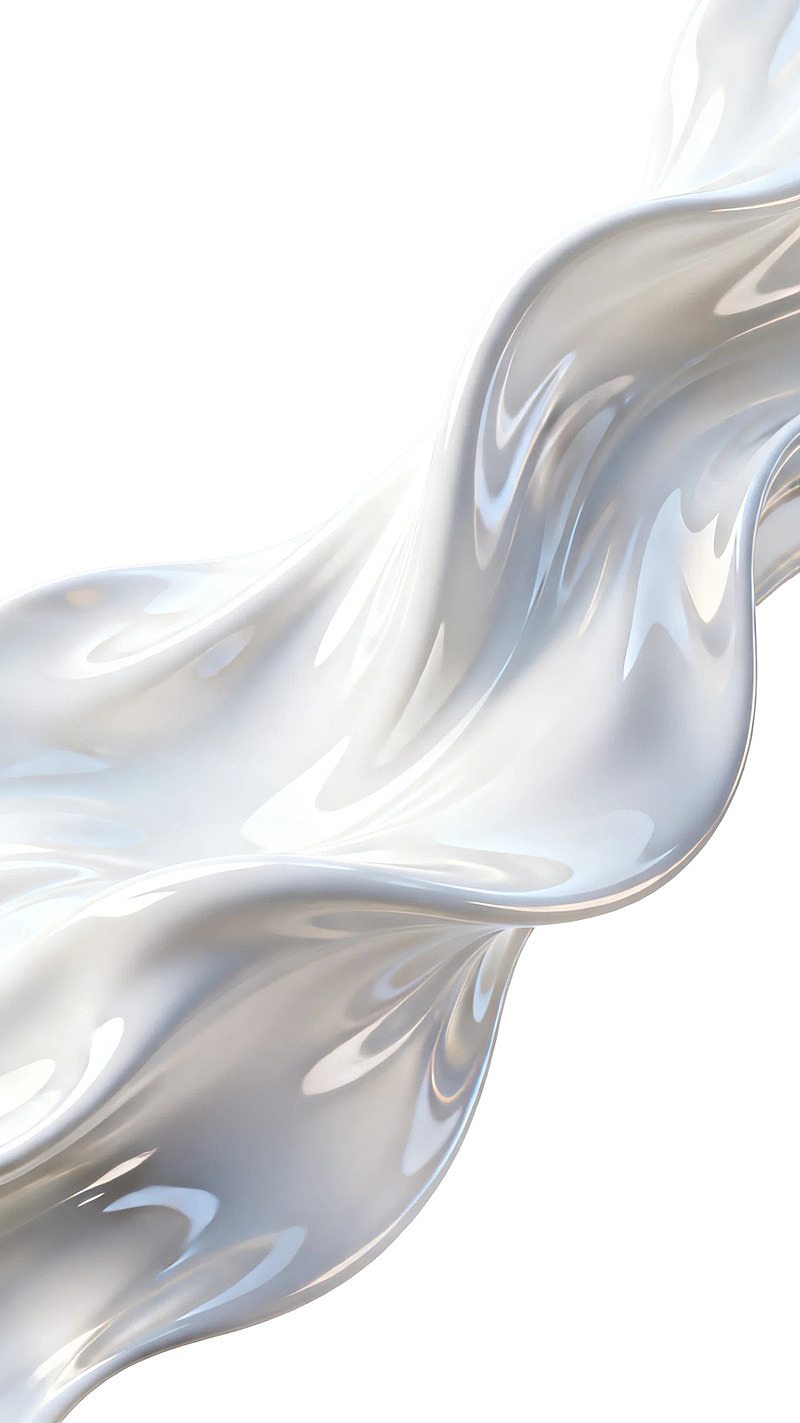 流动的银色液体波纹图片