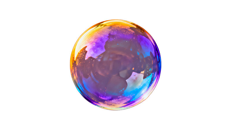 色彩斑斓的泡泡球图片