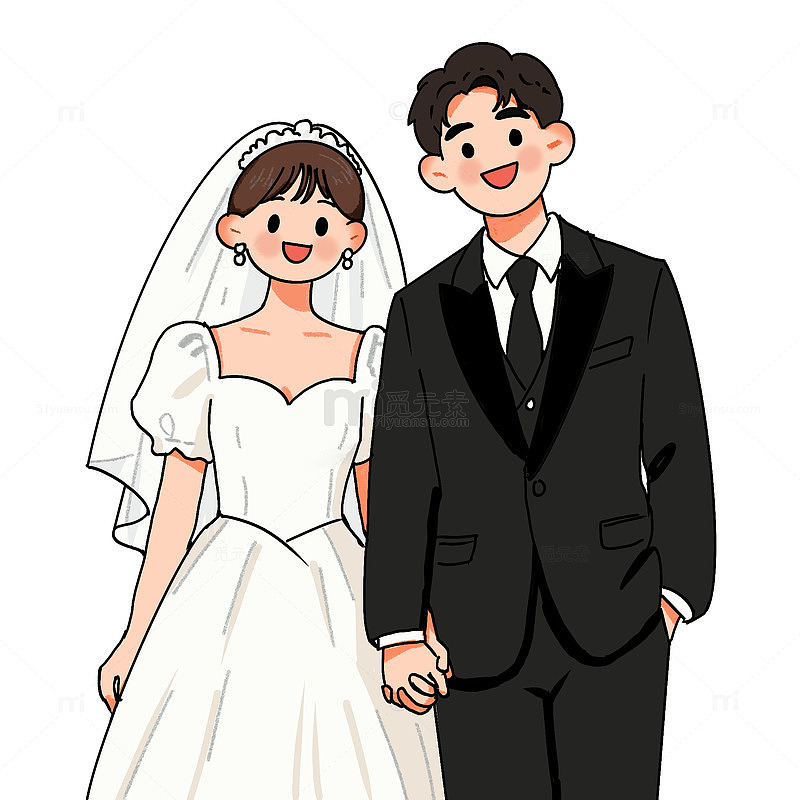 牵手情侣婚纱照