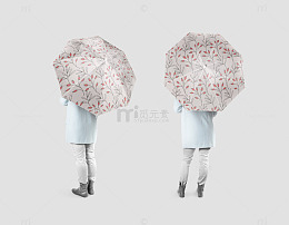 雨伞展示样机效果图