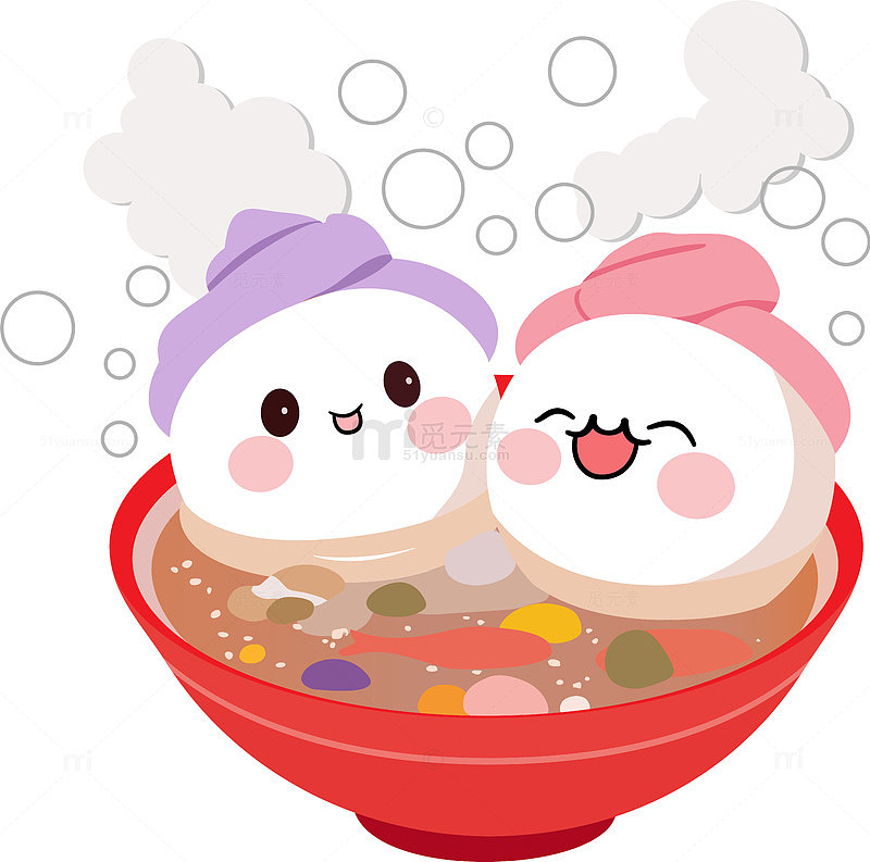 2026元宵节卡通手绘汤圆