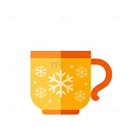 冬日温暖雪花杯