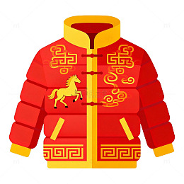 中国传统风格儿童外套