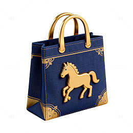 时尚手提牛仔包