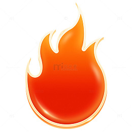 烈焰升腾的精灵火焰