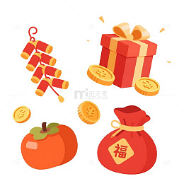 卡通春节元素合集