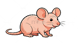 一只可爱的老鼠