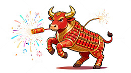 红牛鞭炮迎新春