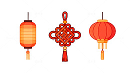 中国传统节日装饰图案矢量素材