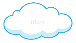 卡通云彩图案设计元素