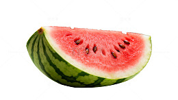 西瓜切片水果特写