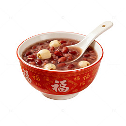 腊八节腊八粥小年春节过年中国红