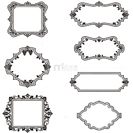 复古边框装饰素材集