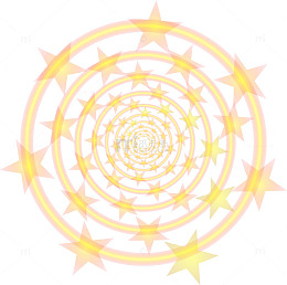 免抠图氛围感星星圆环背景元素