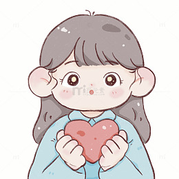 免扣卡通女孩