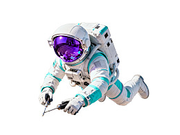 宇航员太空作业手持工具