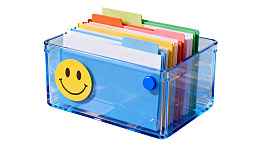 透明文件盒装彩色文件