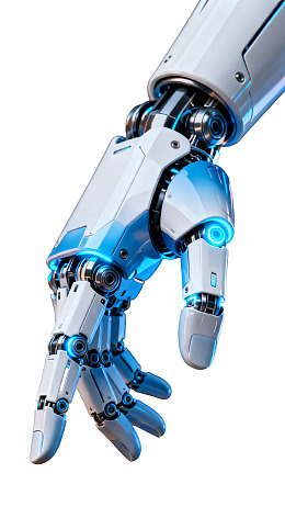 未来科技感机械手图片