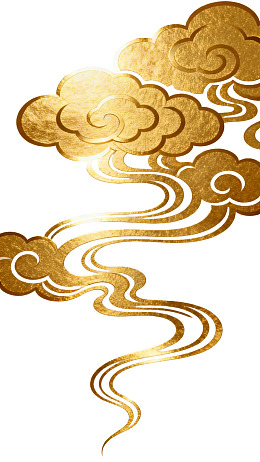 金色祥云图案设计图片