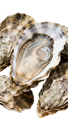 新鲜生蚝特写展示图片