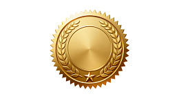 金色奖章徽章设计图片