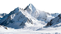雪山巍峨壮丽雪景图片