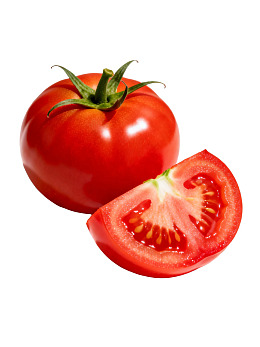 新鲜红番茄切片展示图片