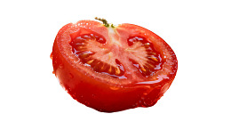 切开的番茄特写图片