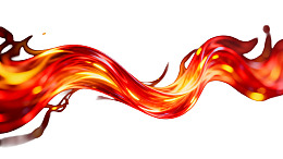 火焰流体波浪动态效果